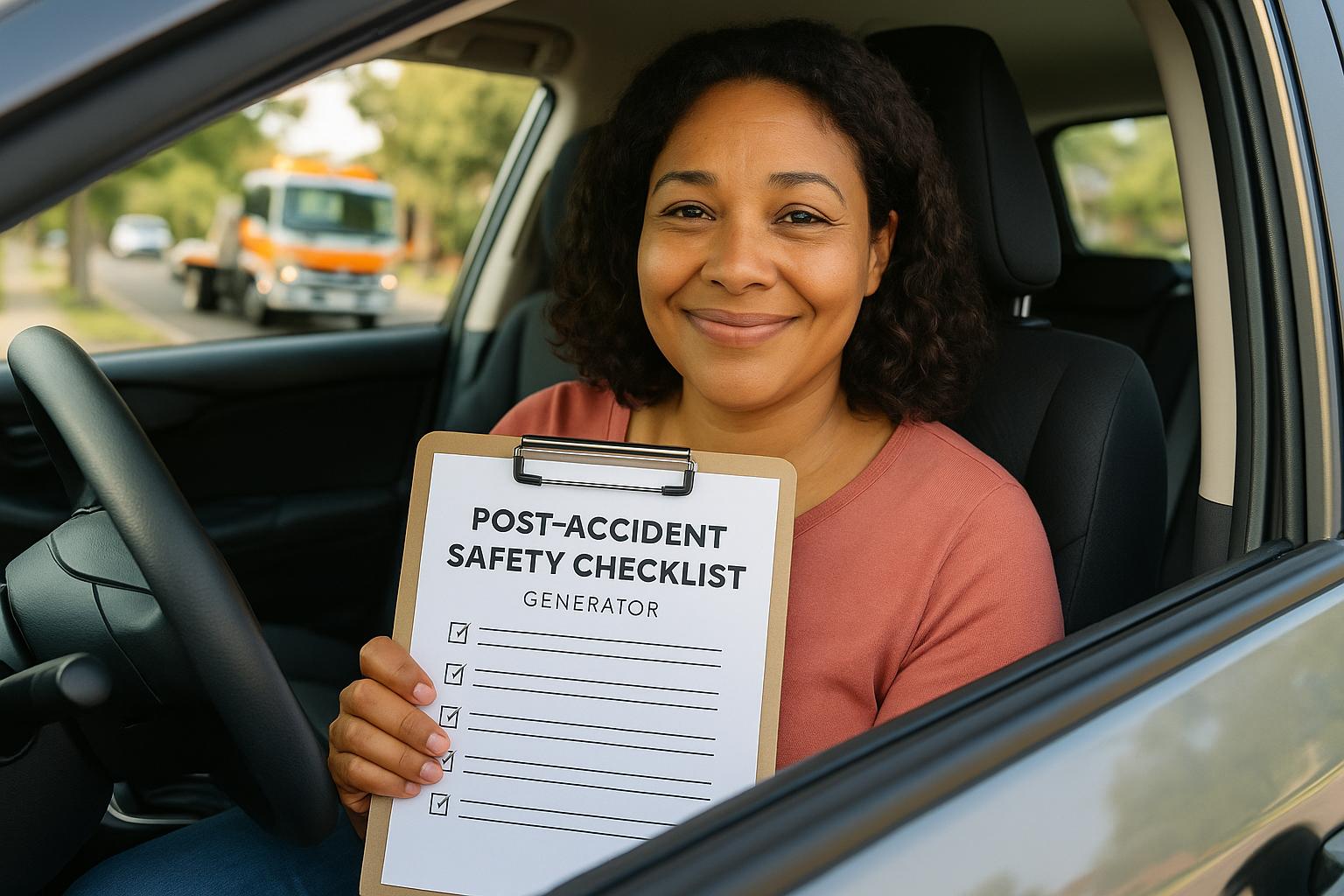 Post-Accident Safety Checklist Generator